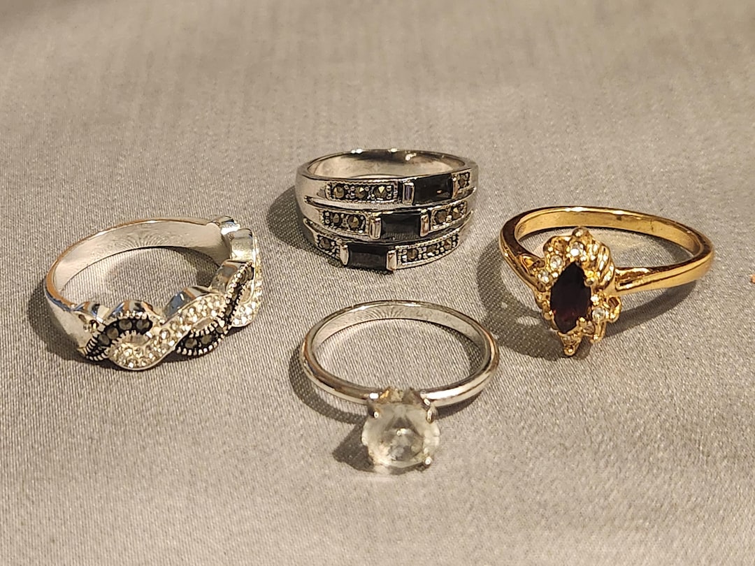 Bling Rings - Lot of 4 - Etsy
