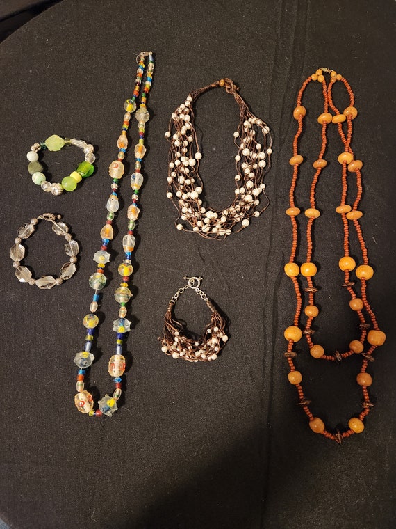 Beaded Necklaces & Bracelets - Lot of 6