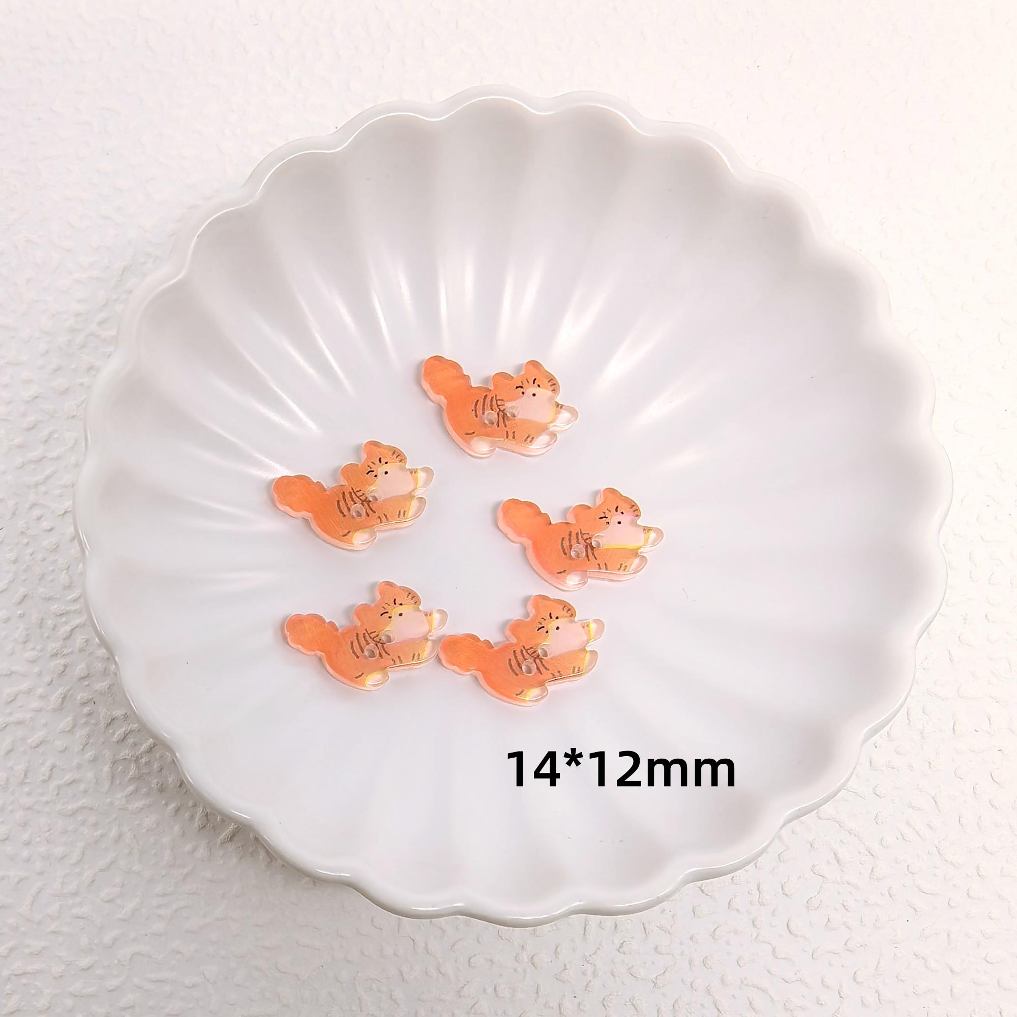 Cat Shape Buttons, Kawaii Kitten Sewing Buttons for DIY Crafts ...