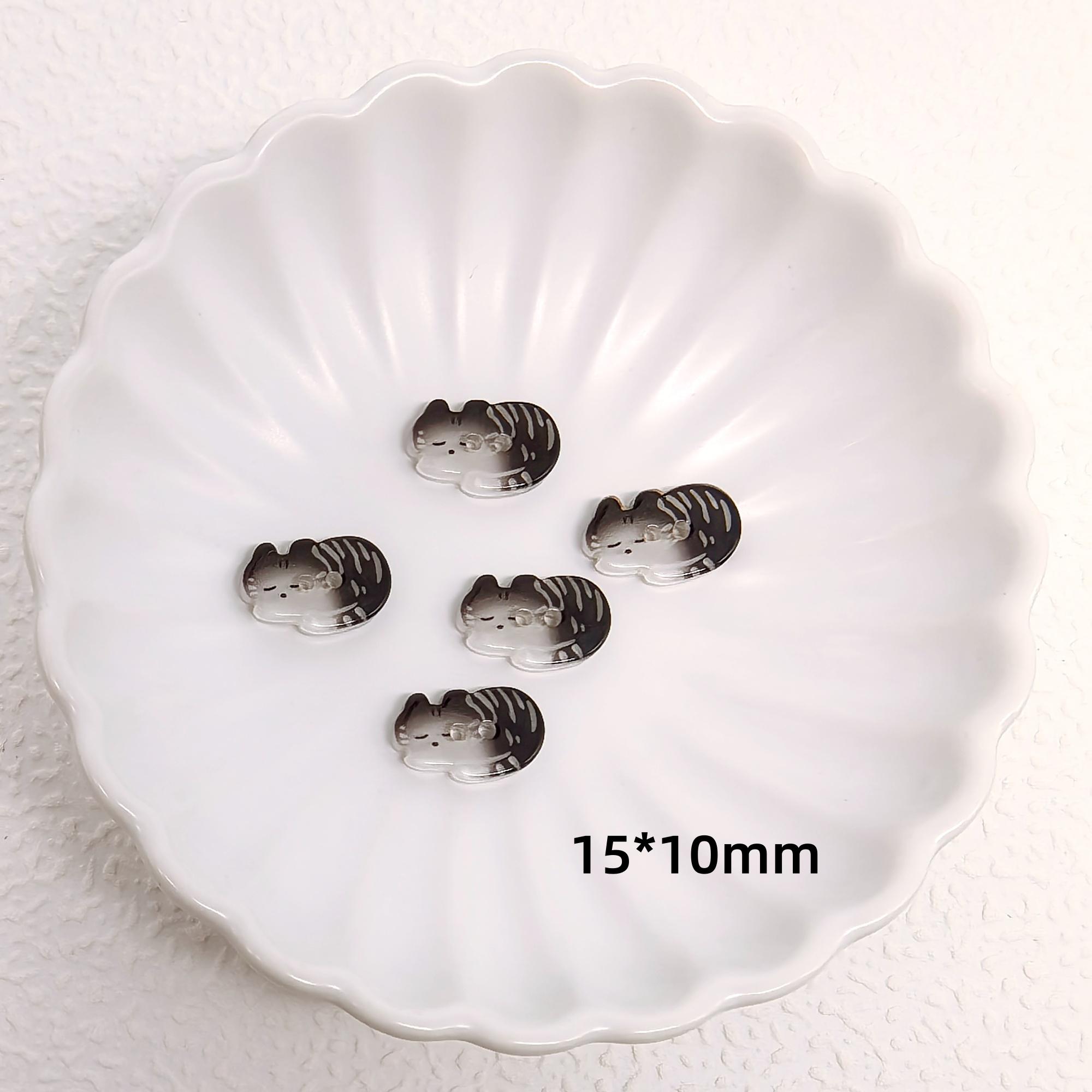 Cat Shape Buttons, Kawaii Kitten Sewing Buttons for DIY Crafts ...