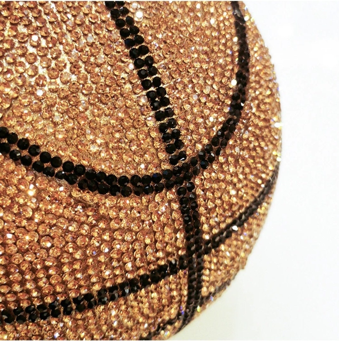 Rhinestone basketball handbag seen on basketball wives Etsy