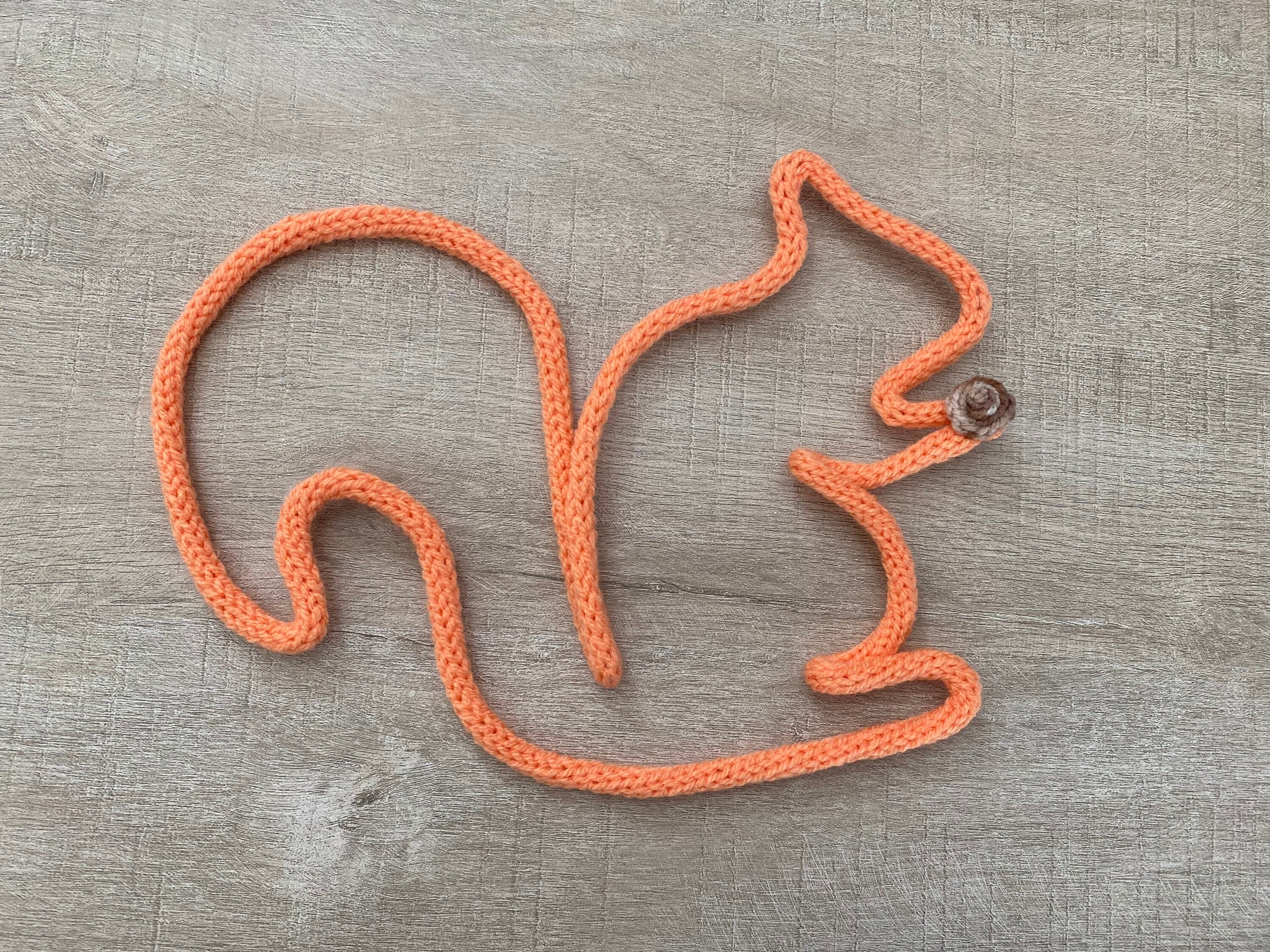 Écureuil en Tricotin