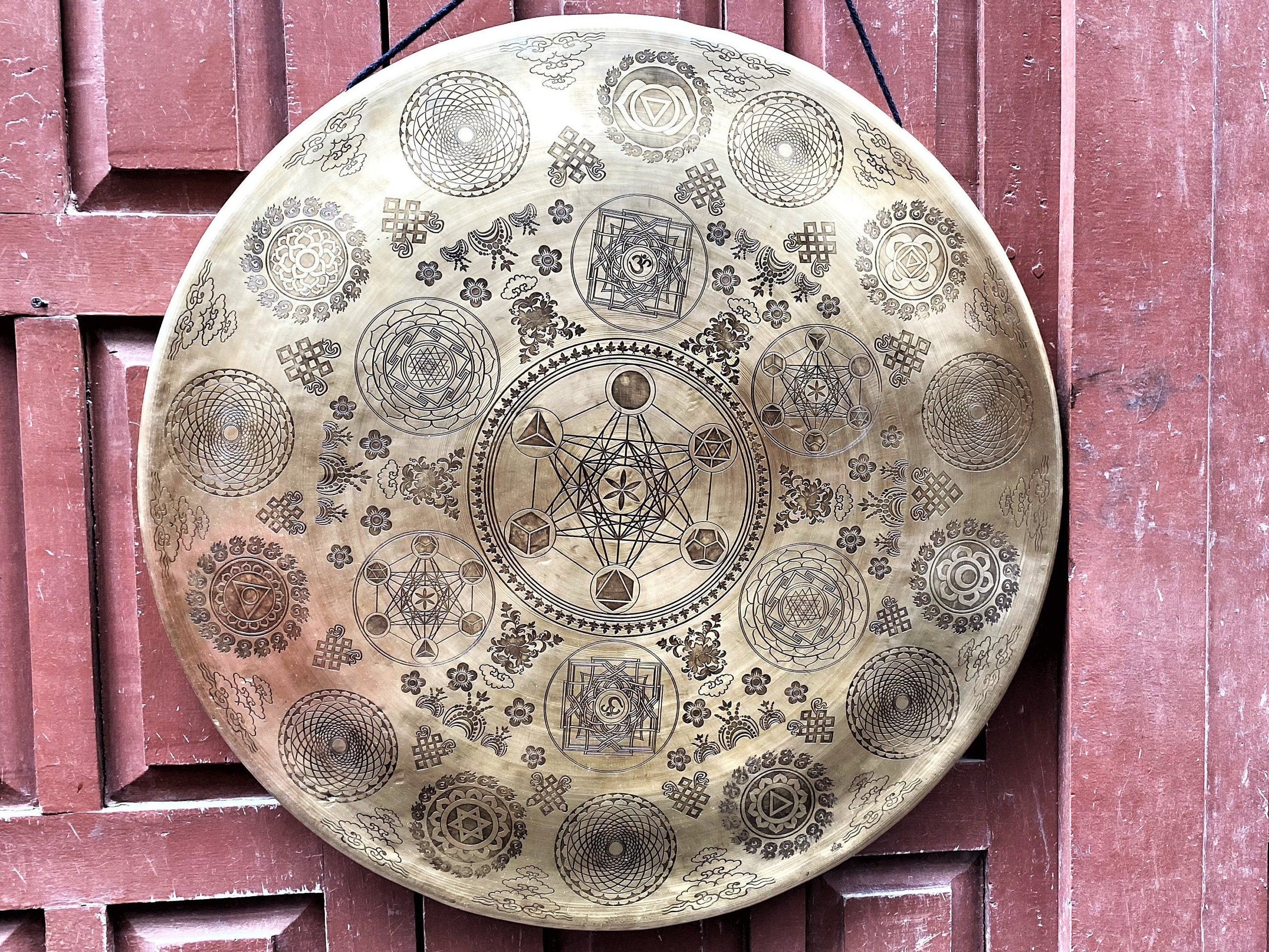 Seven Chakra Sound Healing Temple Gong Various Art Crafts and Etsy UK