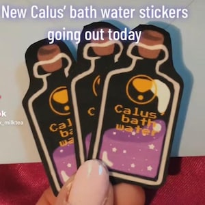 Destiny 2 Bath Water Calus fanart Stickers