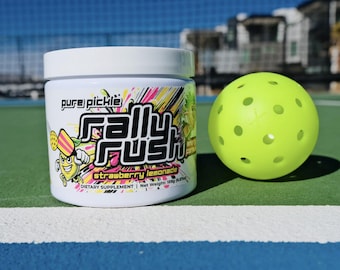 Pickleball Supplement - RALLY RUSH - Pickleball Gift - Fathers Day Gift - Pickleball Preworkout - Pickleball Accessory