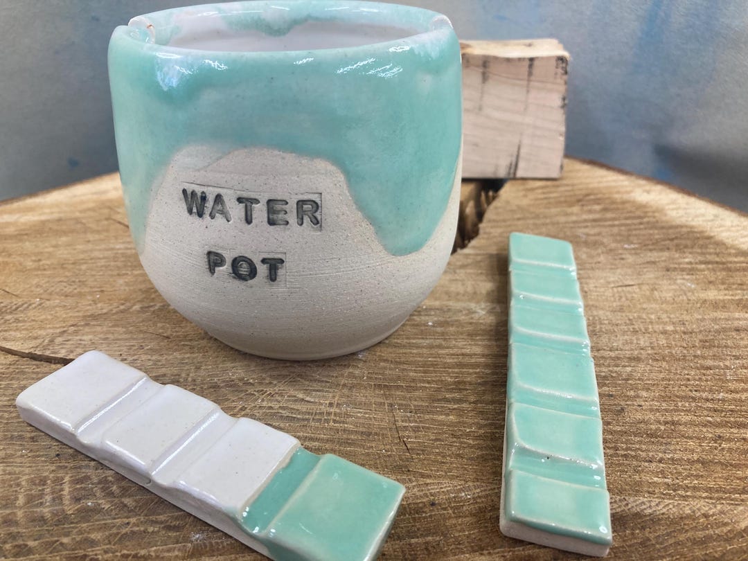 Handmade Ceramic Brush Holder: Wheel Thrown Pottery, Artist Gift - Etsy