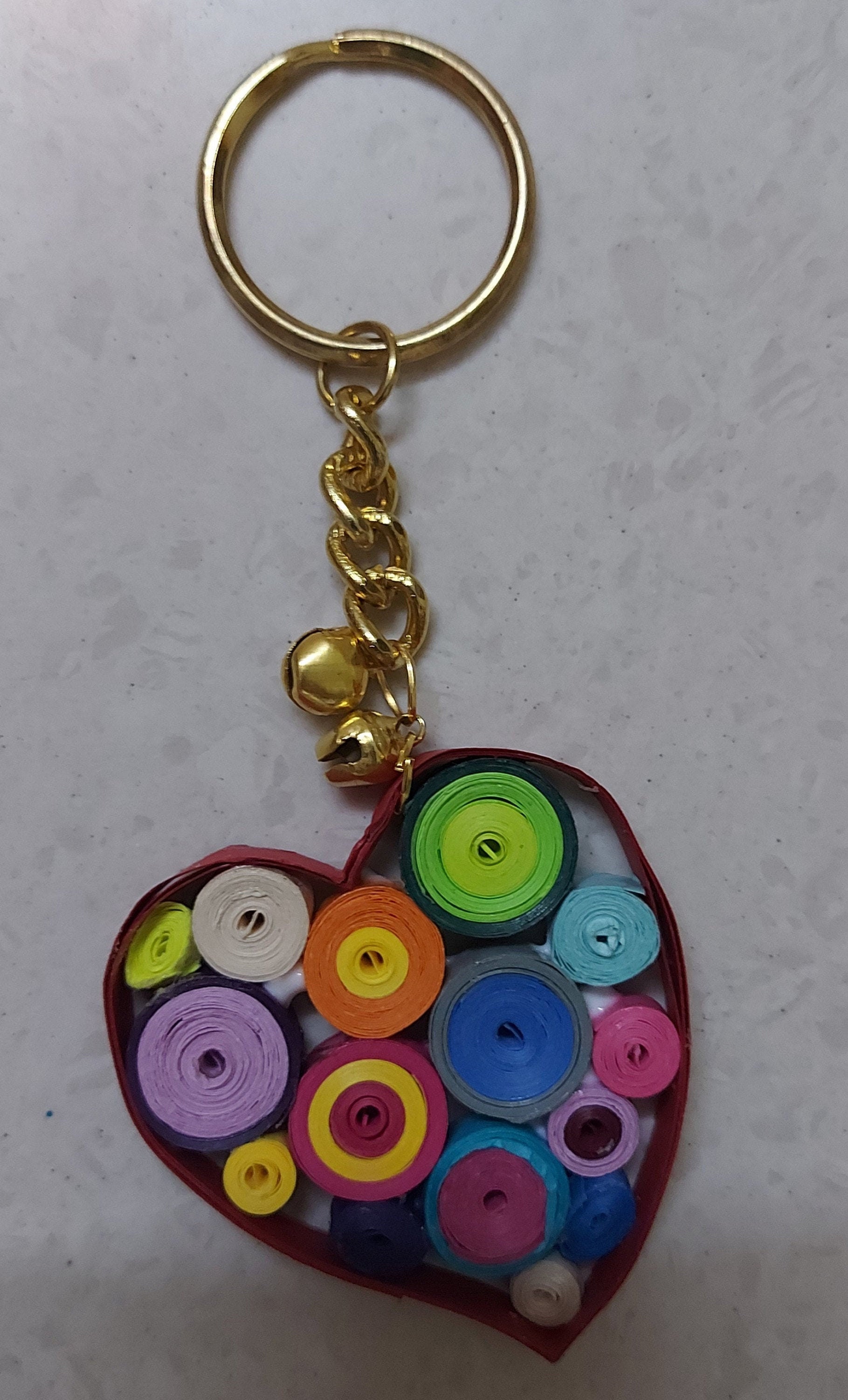Hand made paper Quilling Keychains Etsy