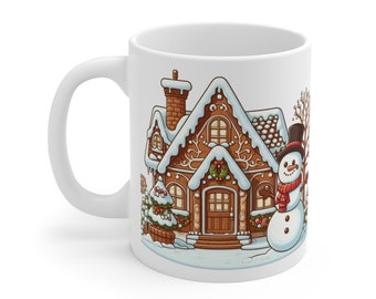 Holiday Gingerbread House Mug