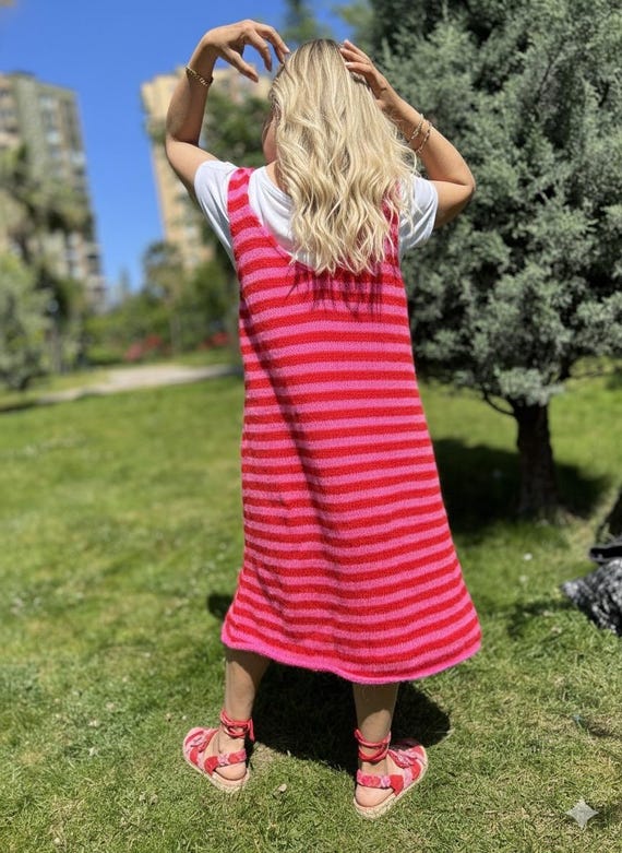 Knit Pink Dress, Striped Dress, Hippie Dress, Colorful Dress, Boho Dress, Festival Dress, Summer Maxi Dress, Long Dress - Etsy Knit Pink Dress, Striped Dress, Hippie Dress, Colorful Dress, Boho Dress, Festival Dress, Summer Maxi Dress, Long Dress - Etsy