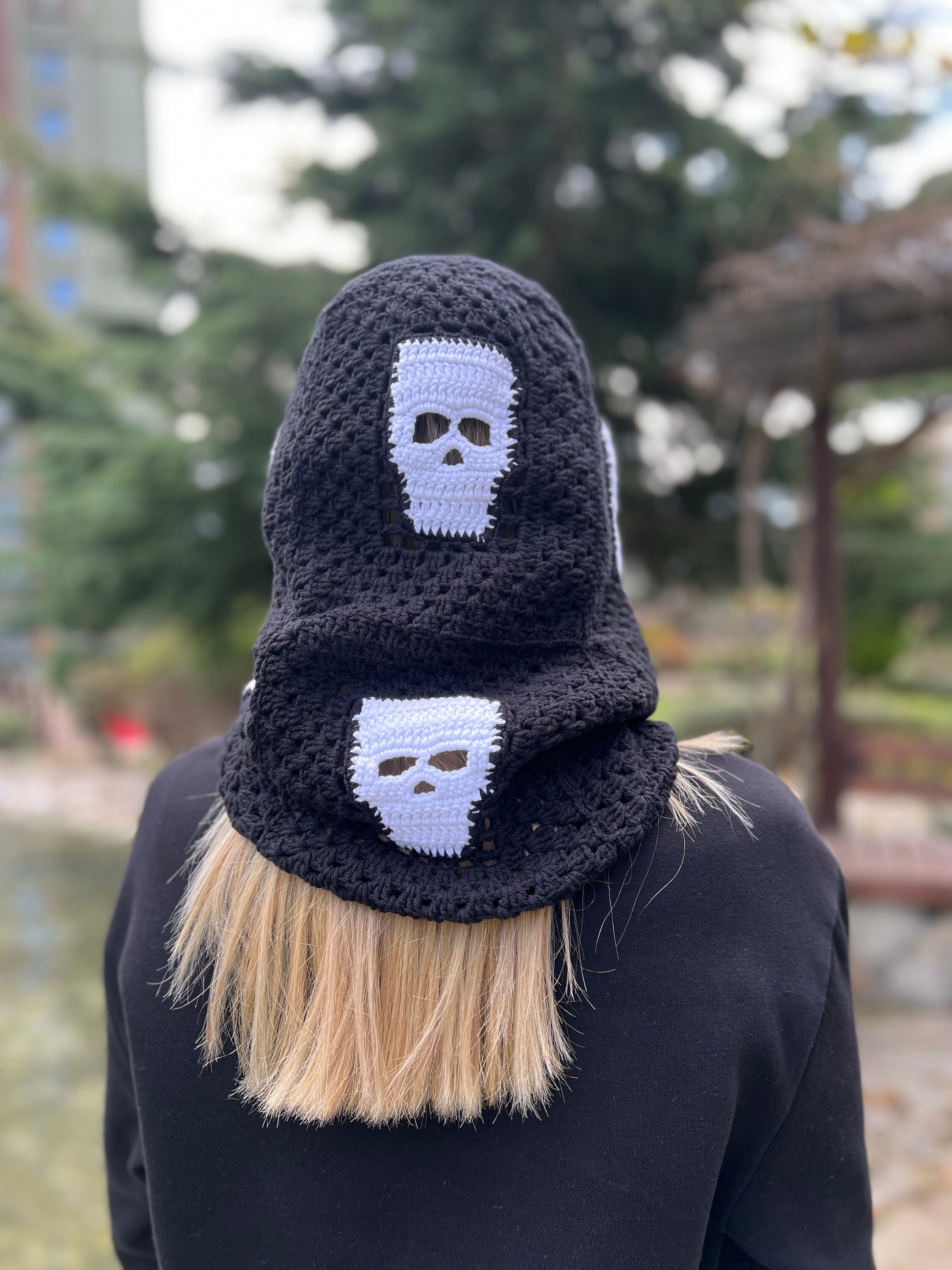 GIDEAL lamé knit balaclava arm warmer Knit Balaclava Full Face Winter Ski Mask with Vented