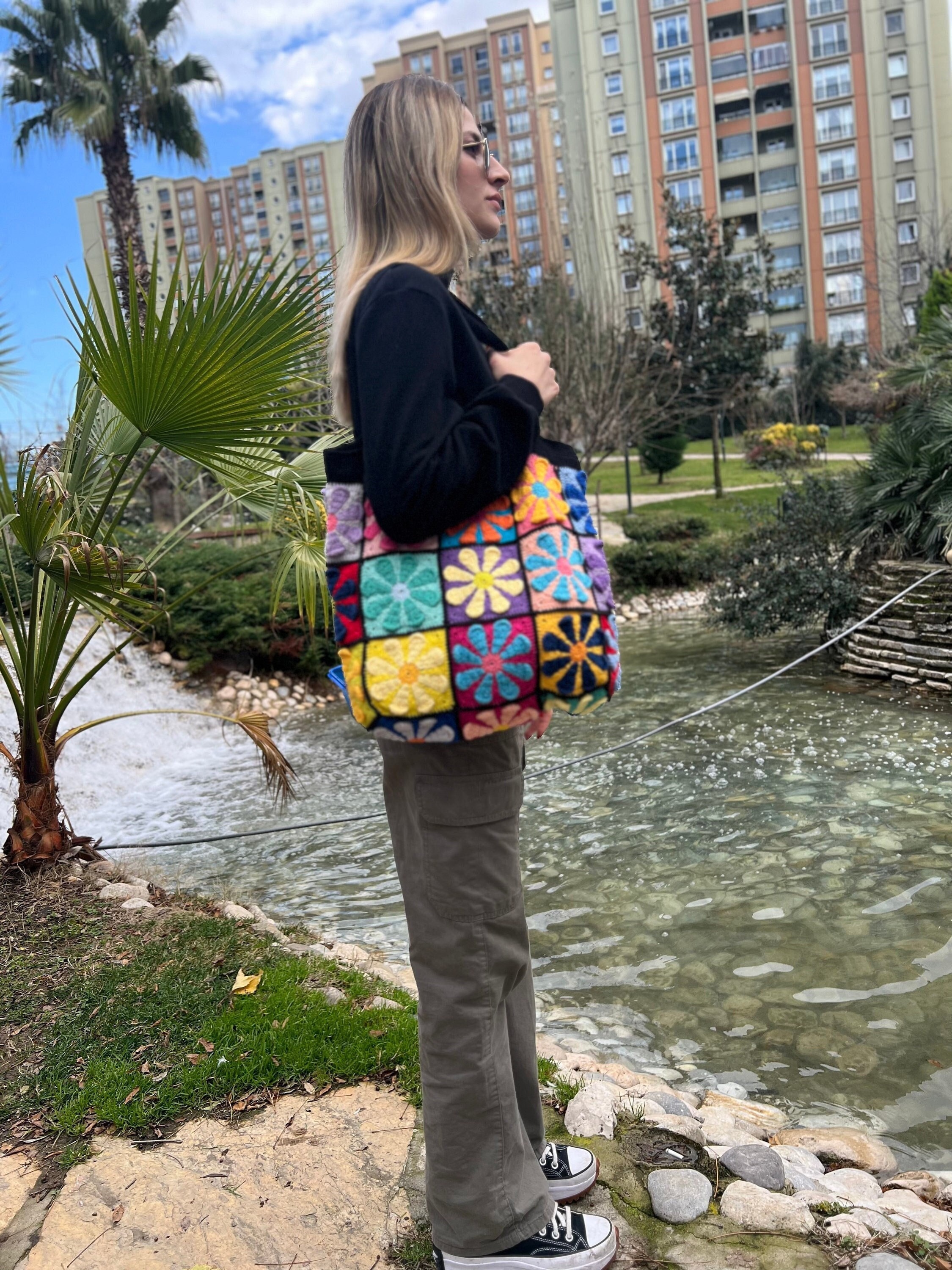 Colorful tote bags hotsell