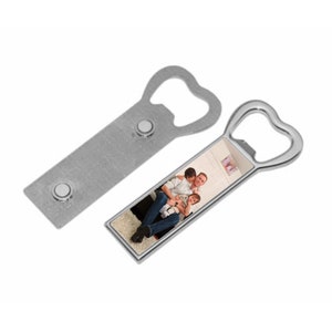 Personalized Fridge Photo Magnet Bottle Opener Photo Metal Magnet Photo Bottle Opener