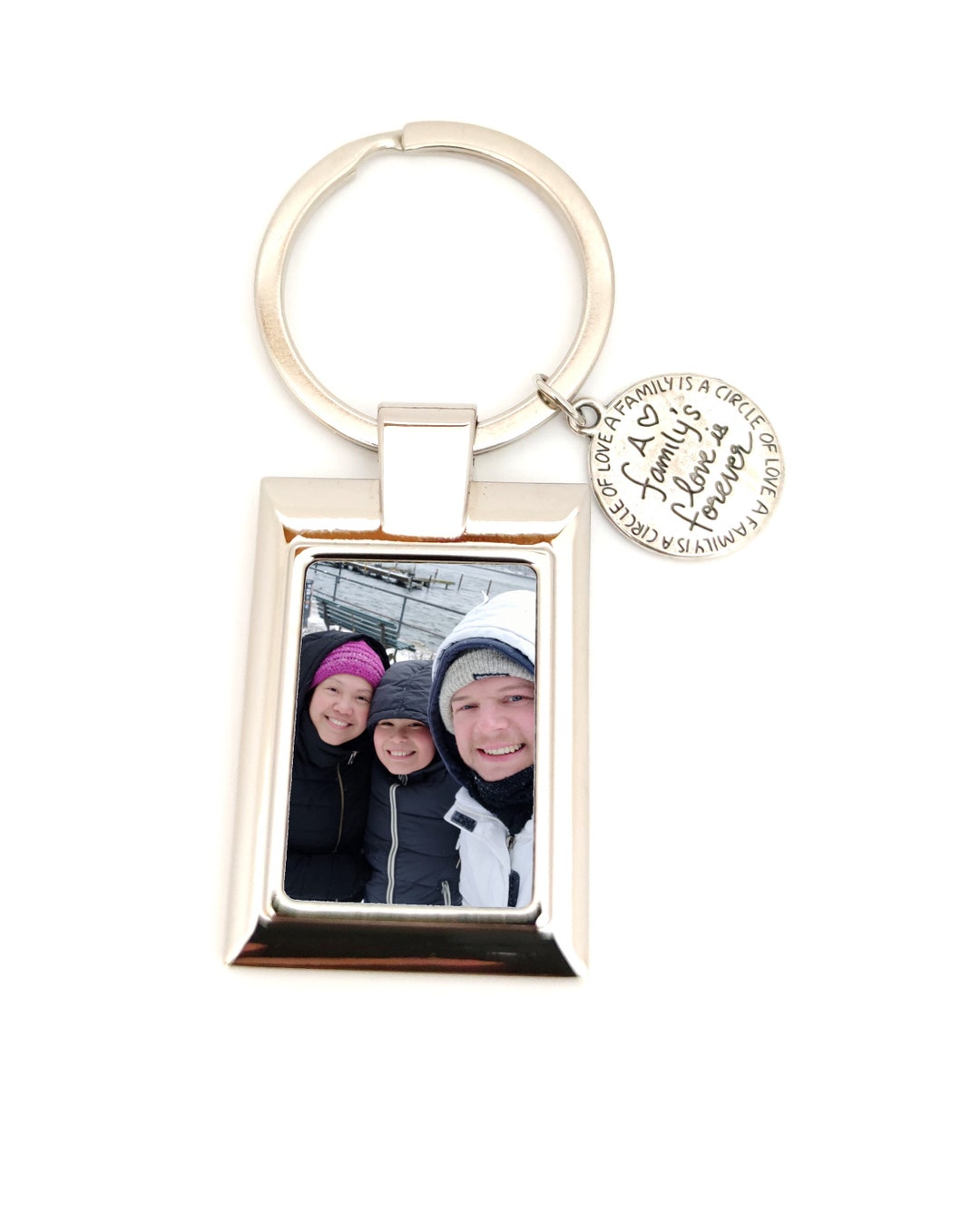 Personalized Photo Keychain Key Rings - Etsy