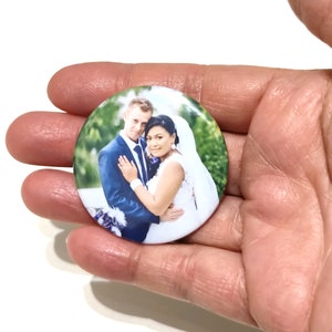 Personalisierte FOTO-Kühlschrankmagnete FOTO-Magnet Button-Magnet Bild 1