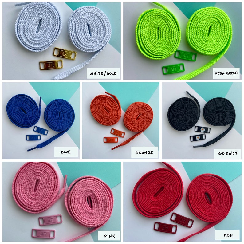 AF1 Shoelace Buckle Set AF1 Shoelace AF1 Buckles AF1 Etsy