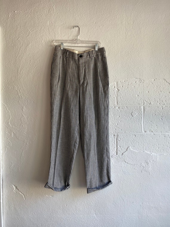 michael kors gingham pants
