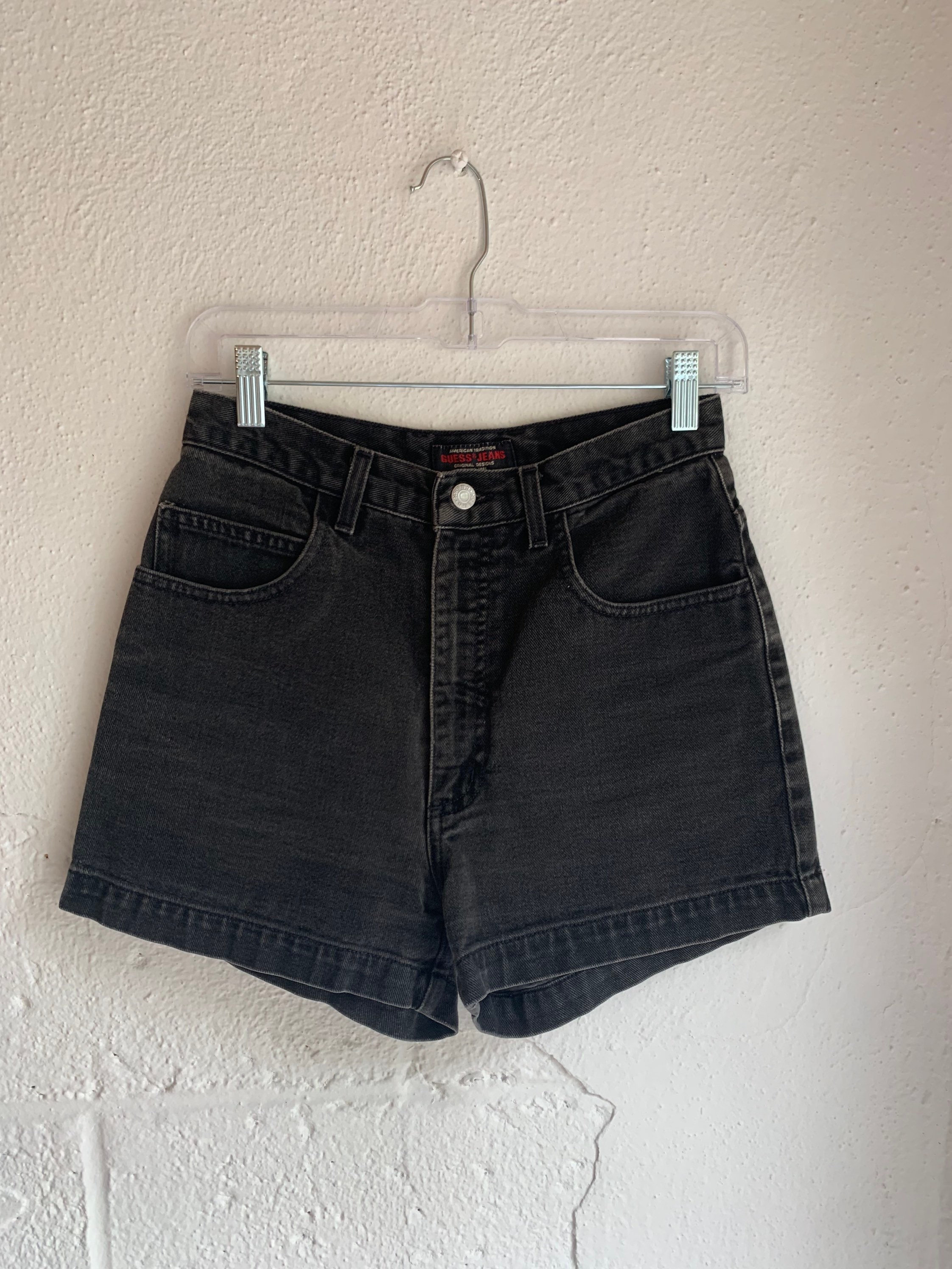 Vintage Womens Dark Grey Guess Denim 