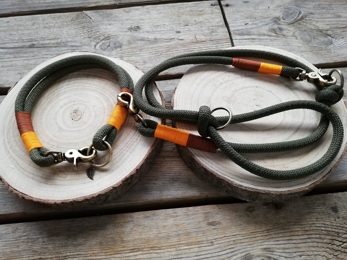 Dog Collar Dog Leash Homemade Handmade Custom Made and Etsy