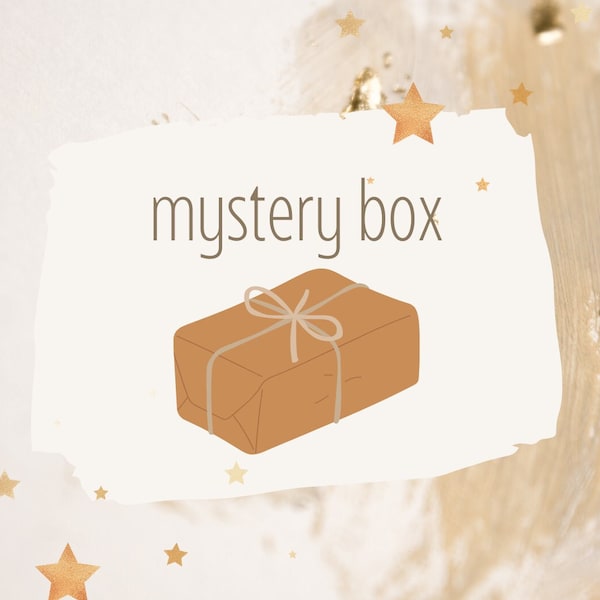 B-WARE Mysterybox Geschenkidee Überraschungsbox aus Epoxidharz | Surprise Geschenkset für Hochzeit Muttertag Ostern Überraschung
