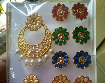 Earrings changeable chaandbaali