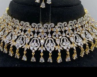 American Diamond Set - Etsy Australia