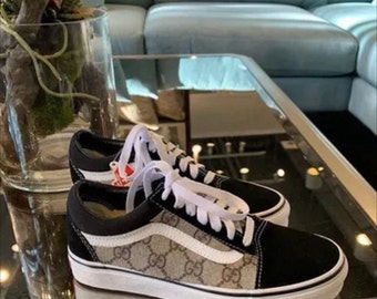 custom vans gucci