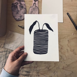 The I Dream Of Hydroponics Block Print