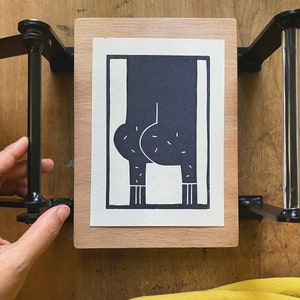 The Socks On The Beach Block Print