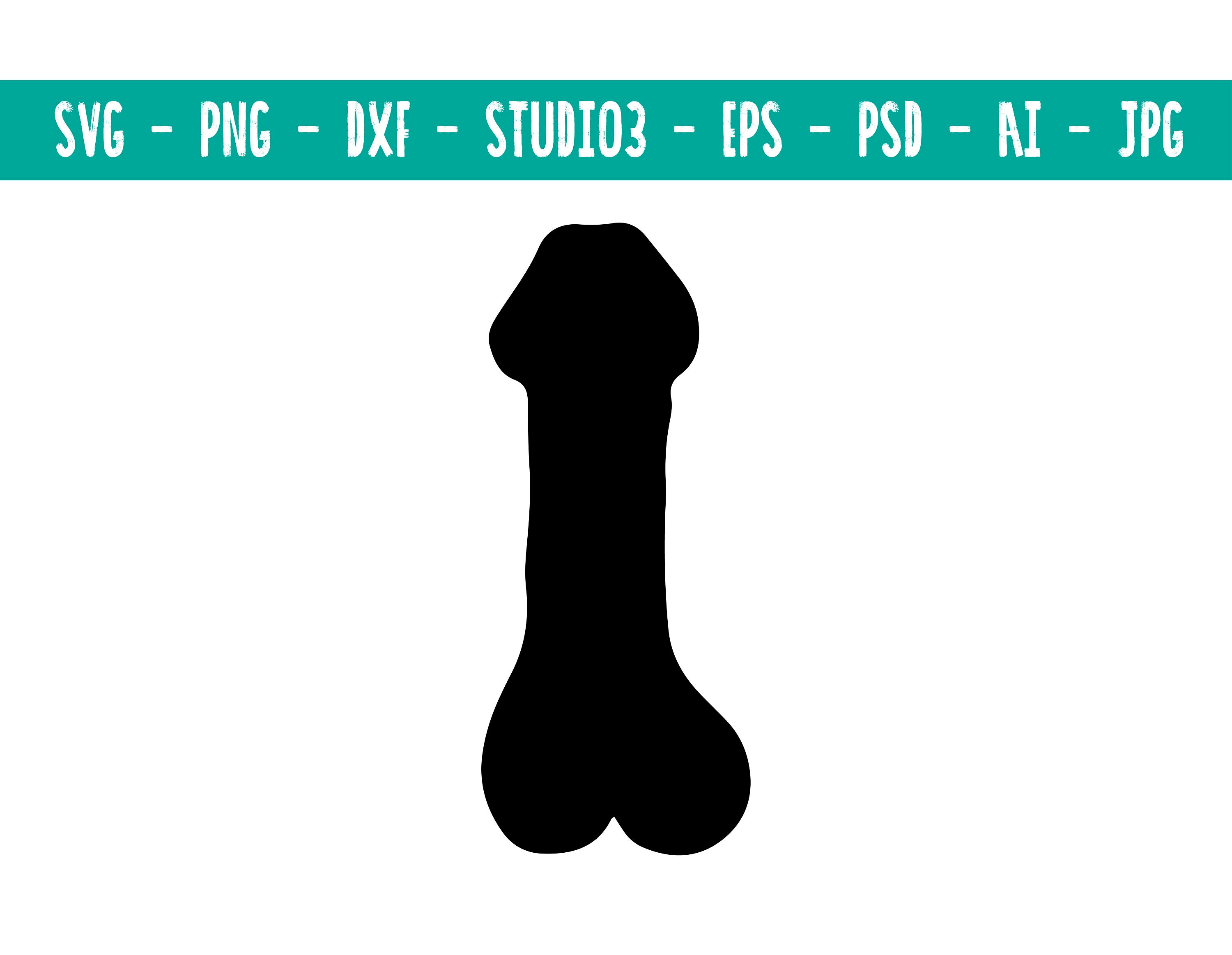 Penis Svg, Dick Outline, Penis Silhouette, Cock, Penis Digital Print, Dxf, Eps, Png Studio3 Bridal Bitch Birthday Party Decor, LGBT Party