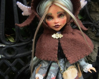 OOAK Monster High Doll, woodland deer