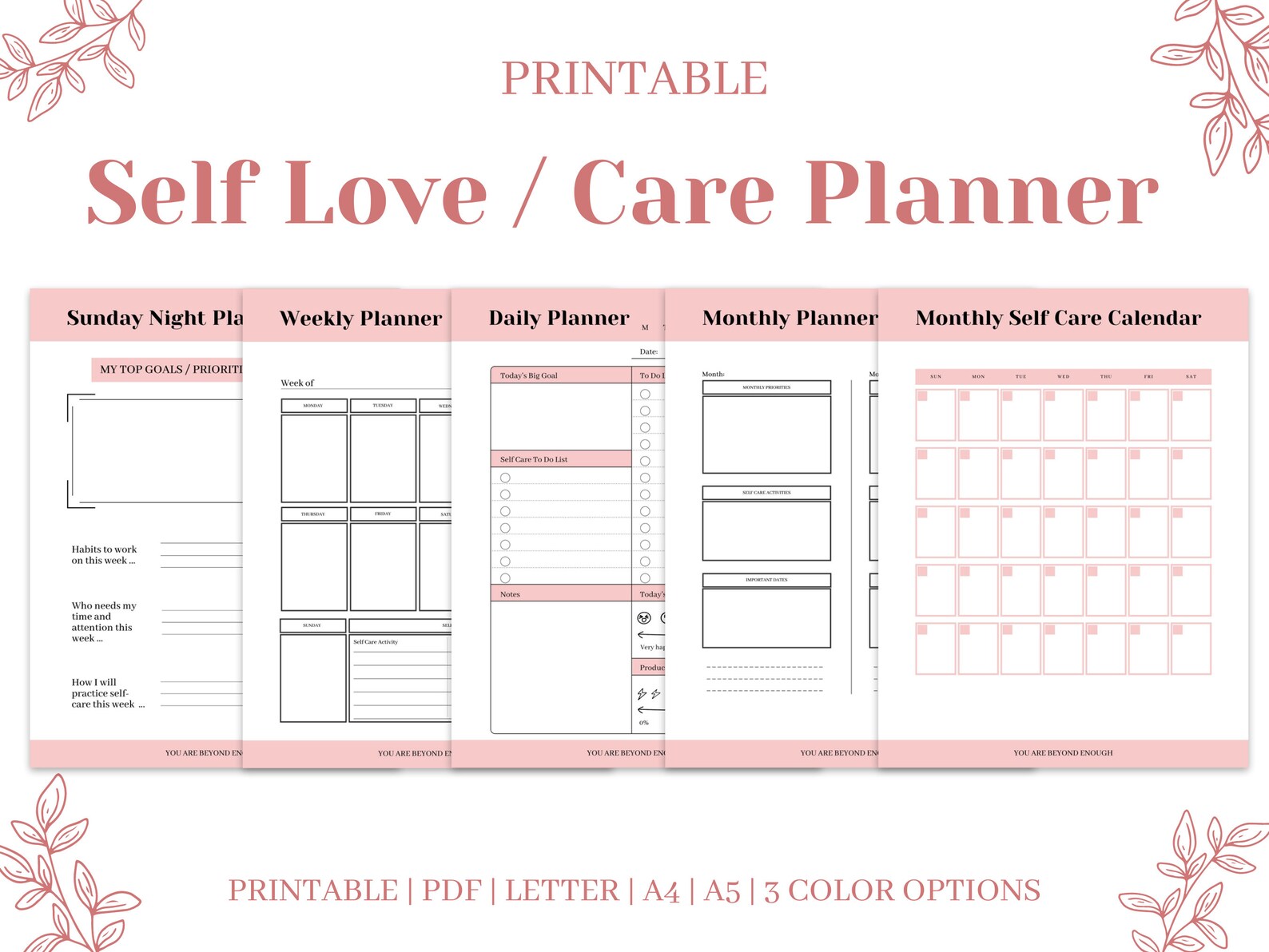 Printable Self Love Workbook Self Love Journal Self Love | Etsy