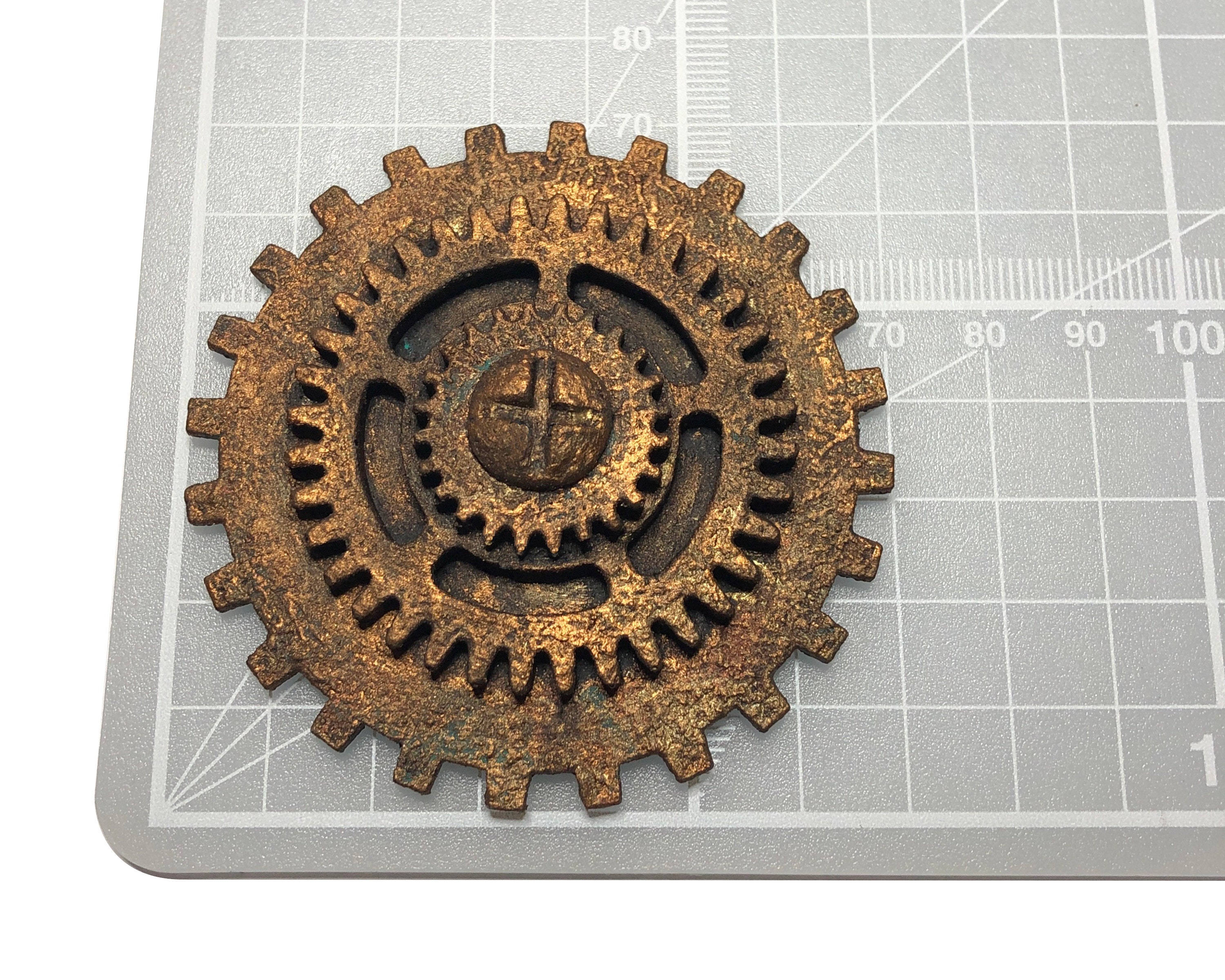 Set of 2 Silicone Gear Cog Craft Moulds Large 7cm for Resin or Etsy UK