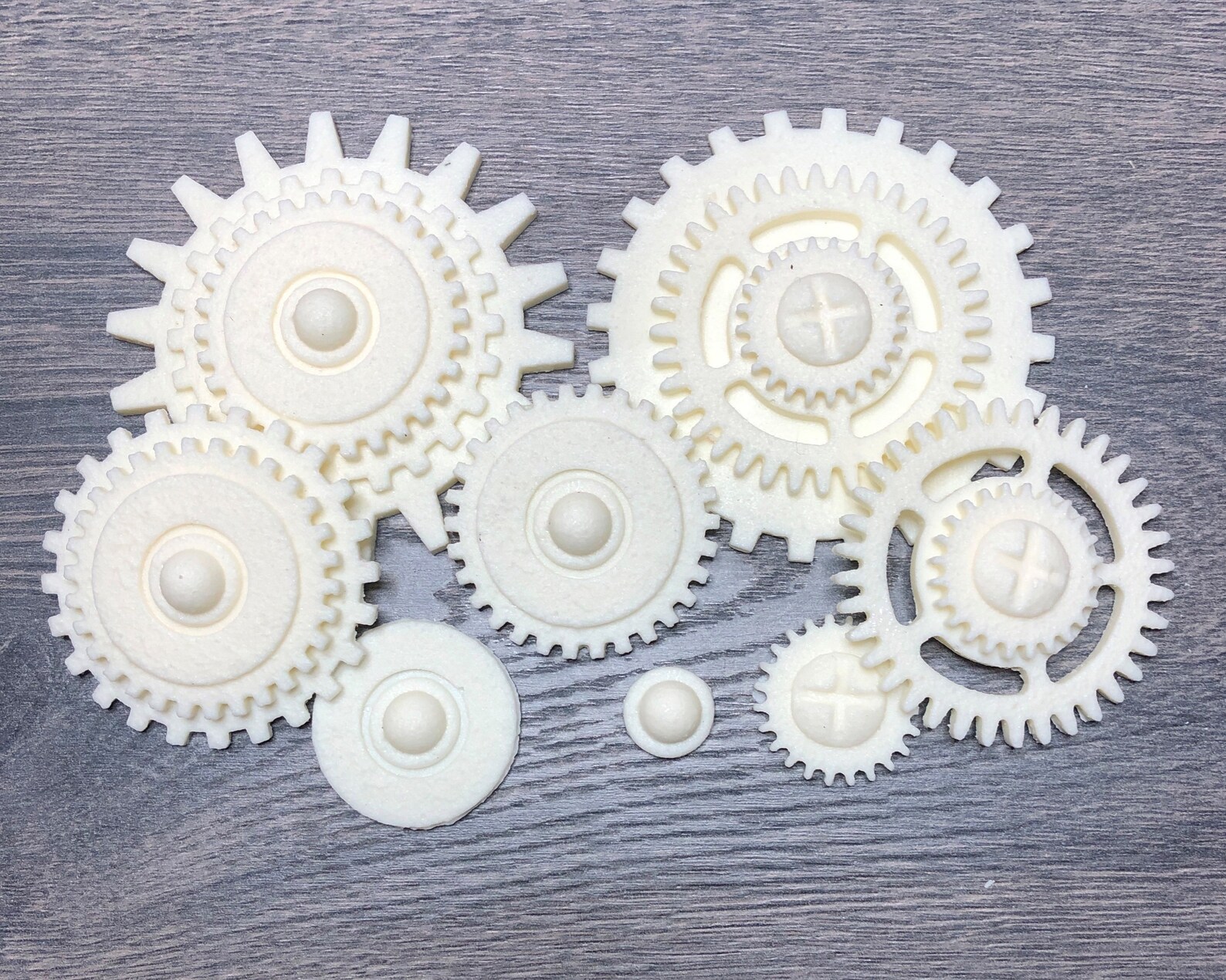 Set of 2 Silicone Gear Cog Craft Moulds Large 7cm for Resin or Etsy UK