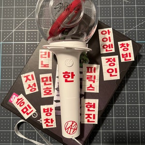 Stray Kids Lightstick Namen Aufkleber (Hangul)