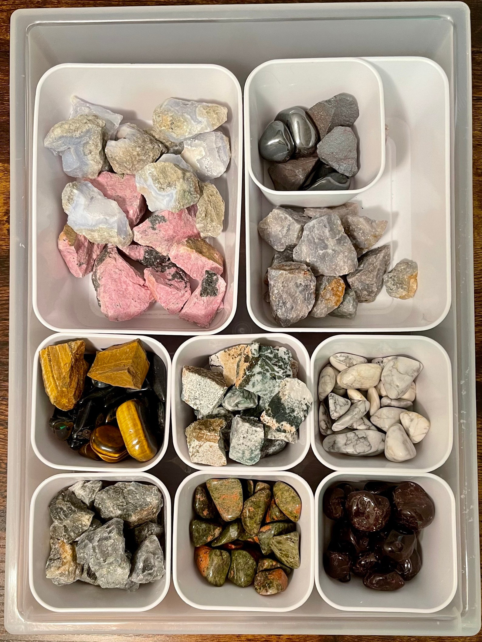 random crystal bag