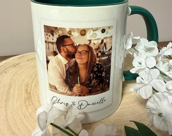 Personalised 11oz Photo Mug - Custom Picture with Phrase - Memory Gift - Birthday Gift for Friend
