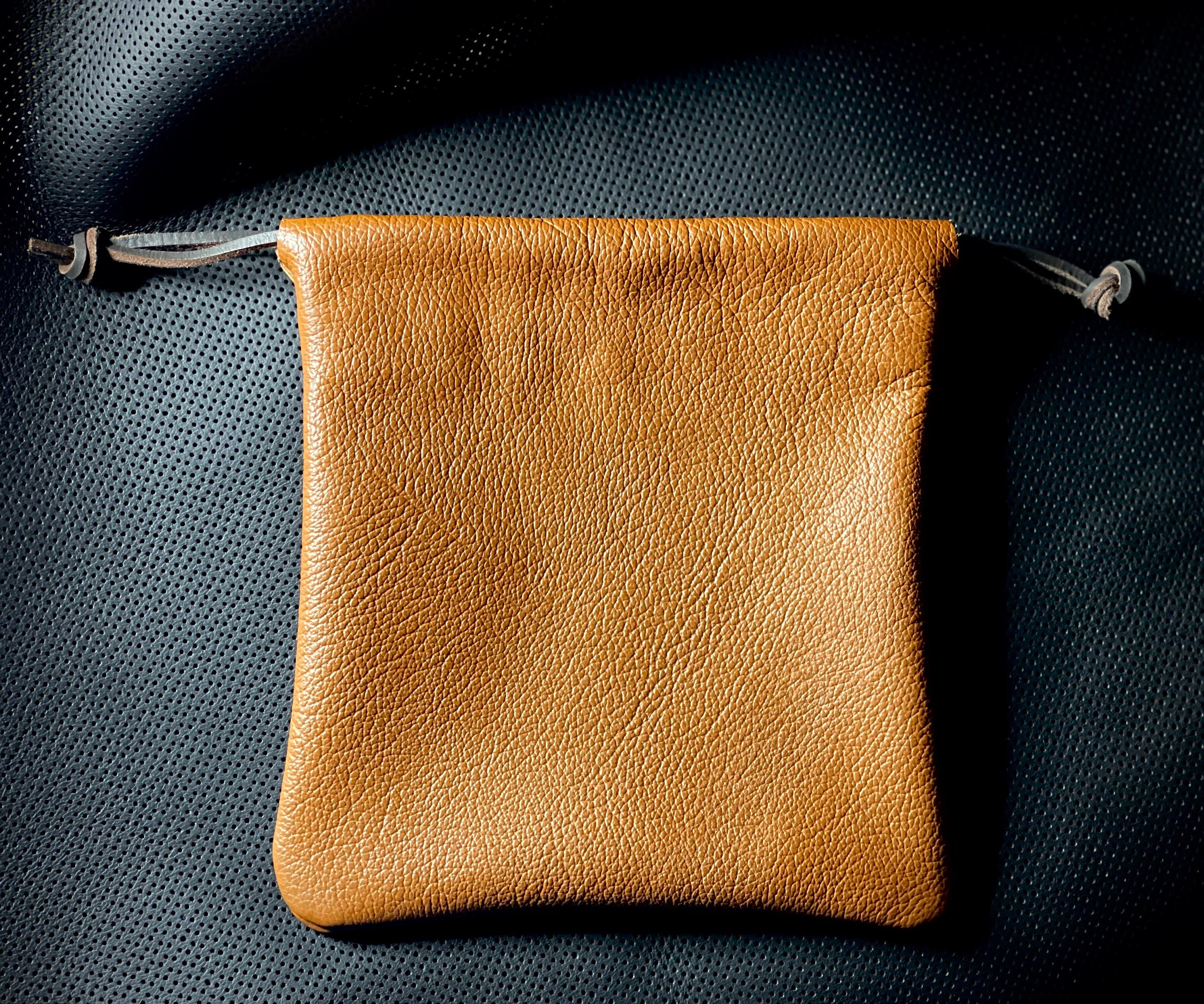 Leather Golf Valuables Pouch Handmade With Italian Pebble Etsy Australia