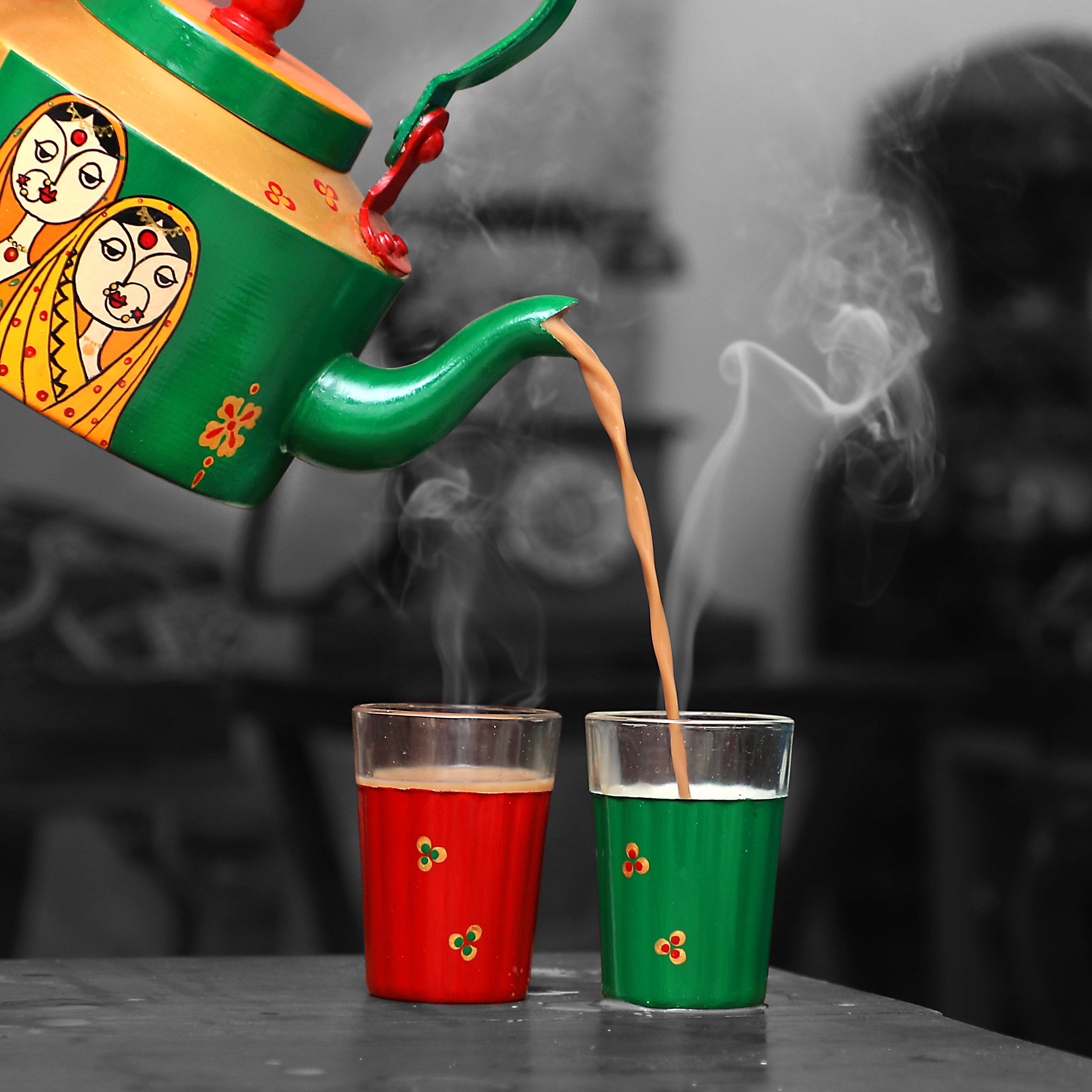 Indian tea pot - Etsy 日本