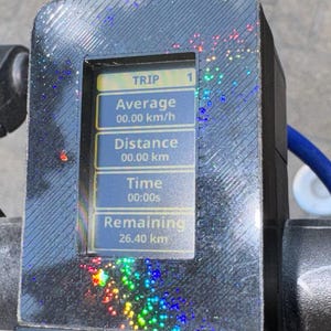 Xiaomi M365 Scooter Pro compatible XDASH extra display dashboard (Plug&Play, no soldering required!) TPMS sensor and optional MFA airtag!