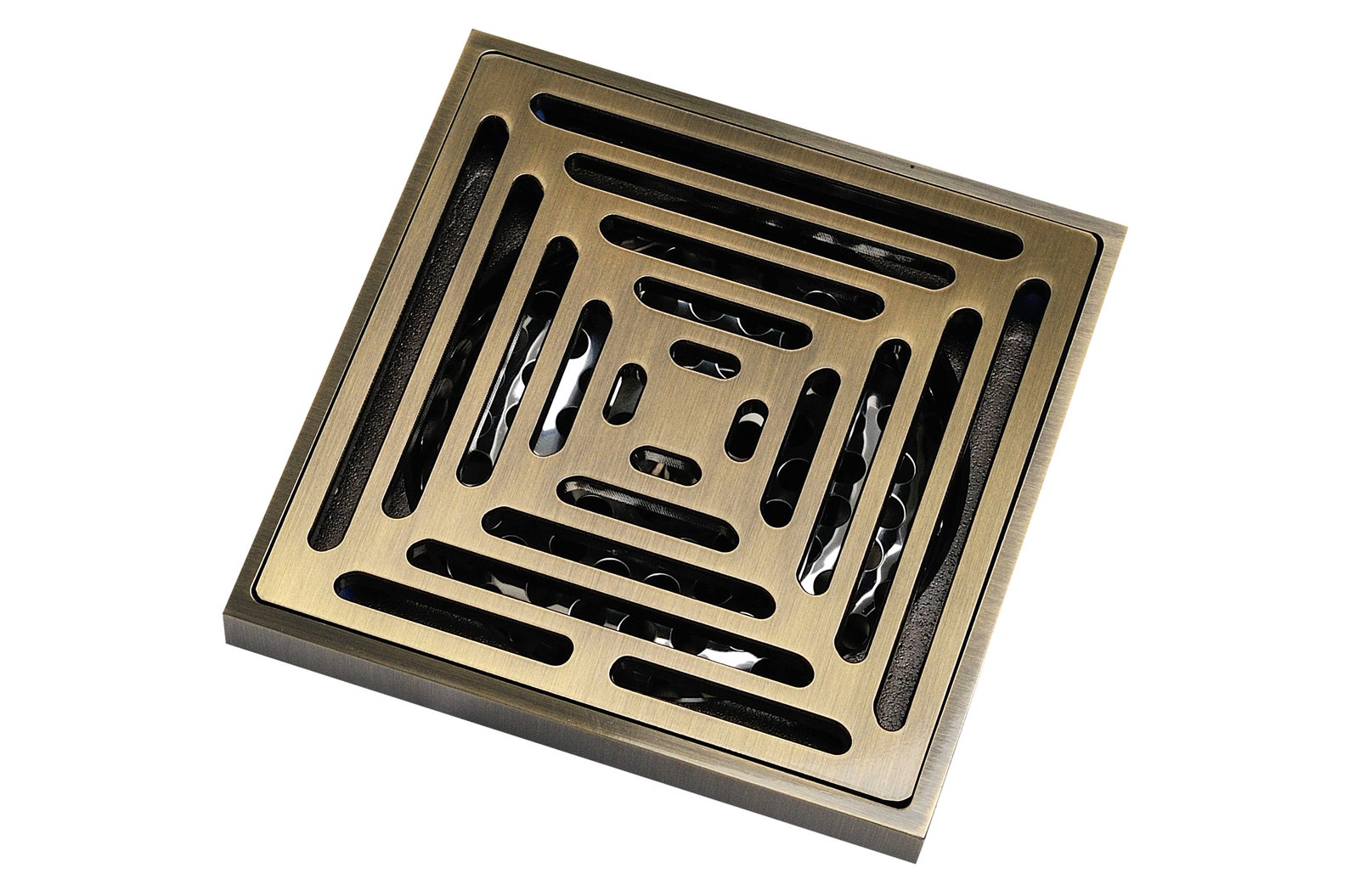 B6 Bronze brass floor Drain Shower Drain Square Shower Drain Etsy