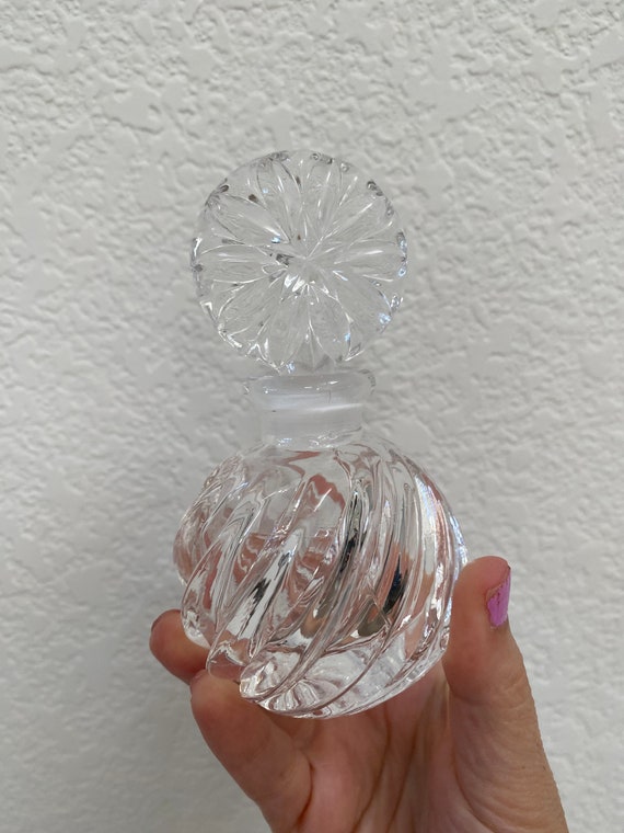 Vintage set of perfume bottles (3) with 24% Lead … - image 4