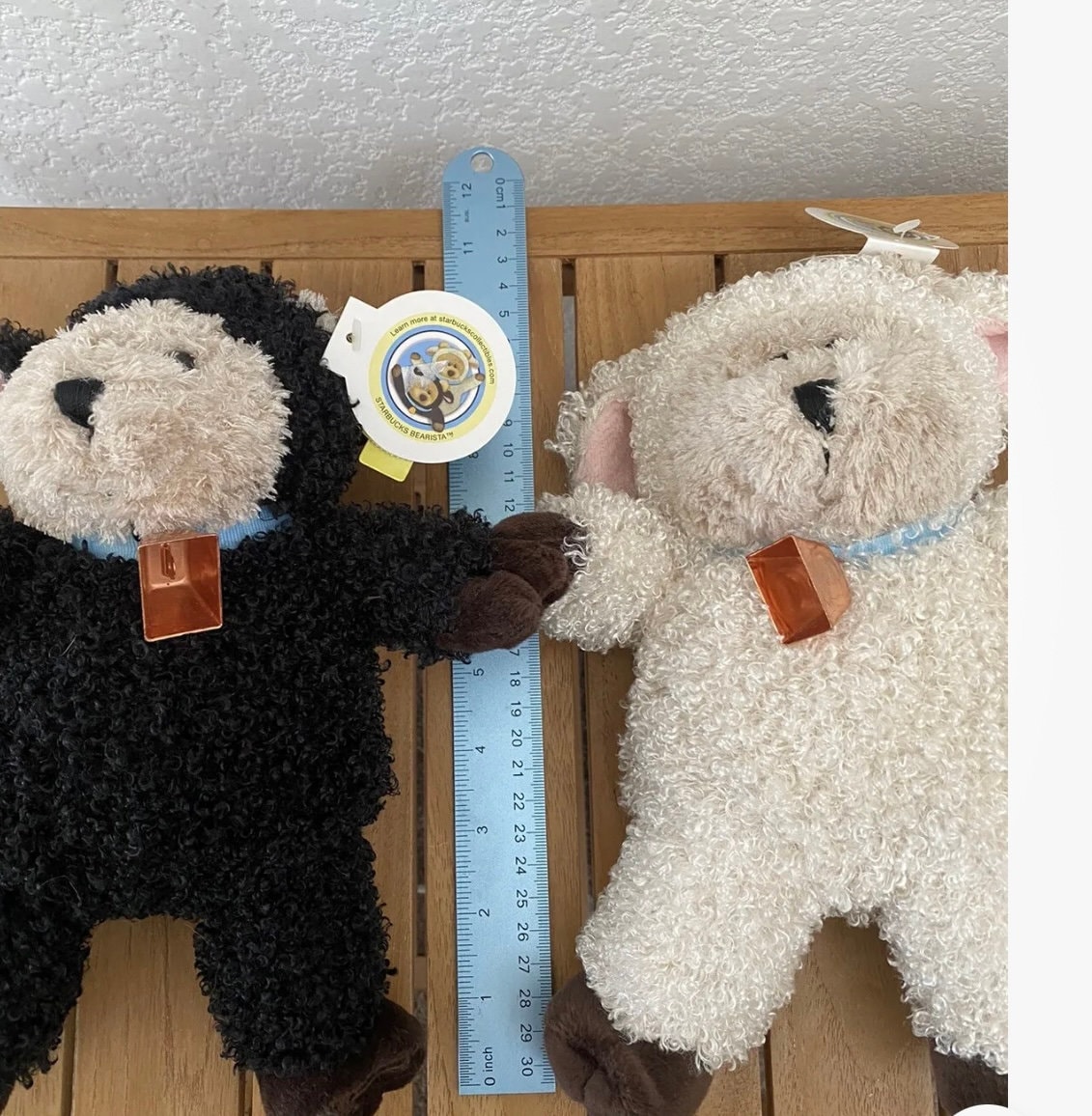 Vintage Set of Starbucks Bearista Bears / Little Bo Peep