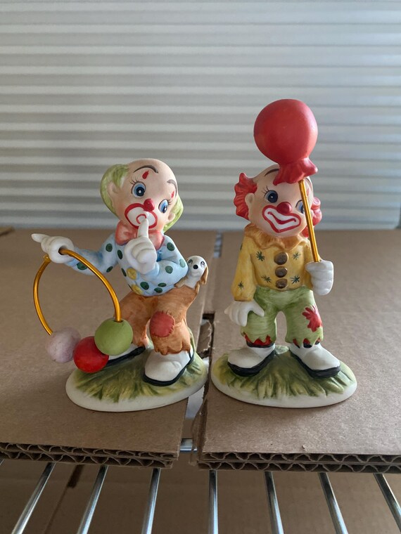 Vintage Set Clowns Lefton China / Taiwan / Numbered 01881 - Etsy