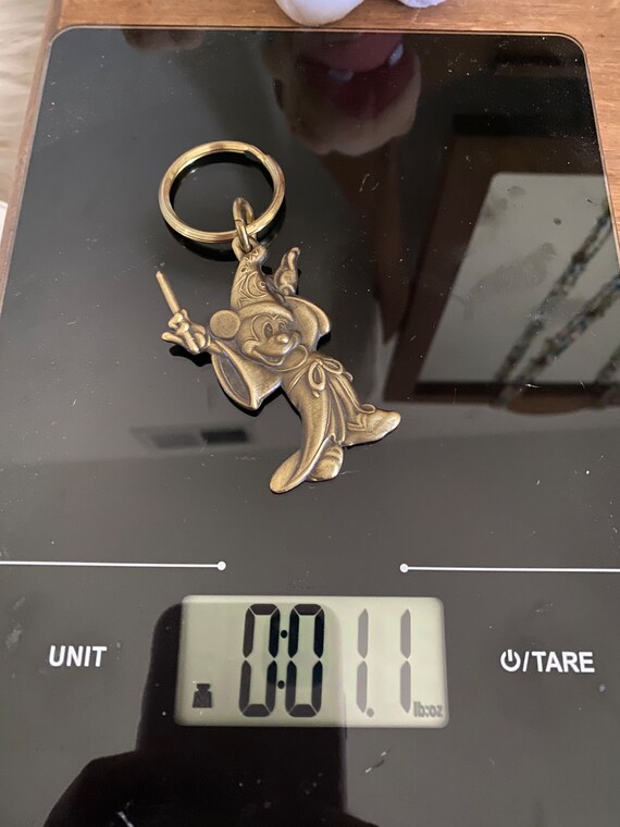 Vintage Disney MFG By Monogram Products Mickey Mouse Bronze Keychain