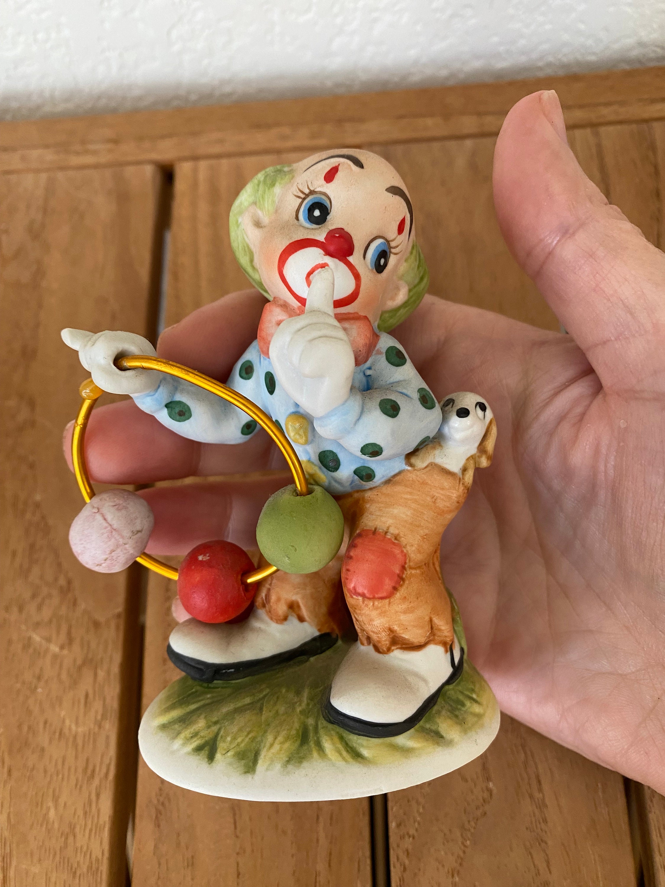Vintage Set Clowns Lefton China / Taiwan / Numbered 01881 /1970s