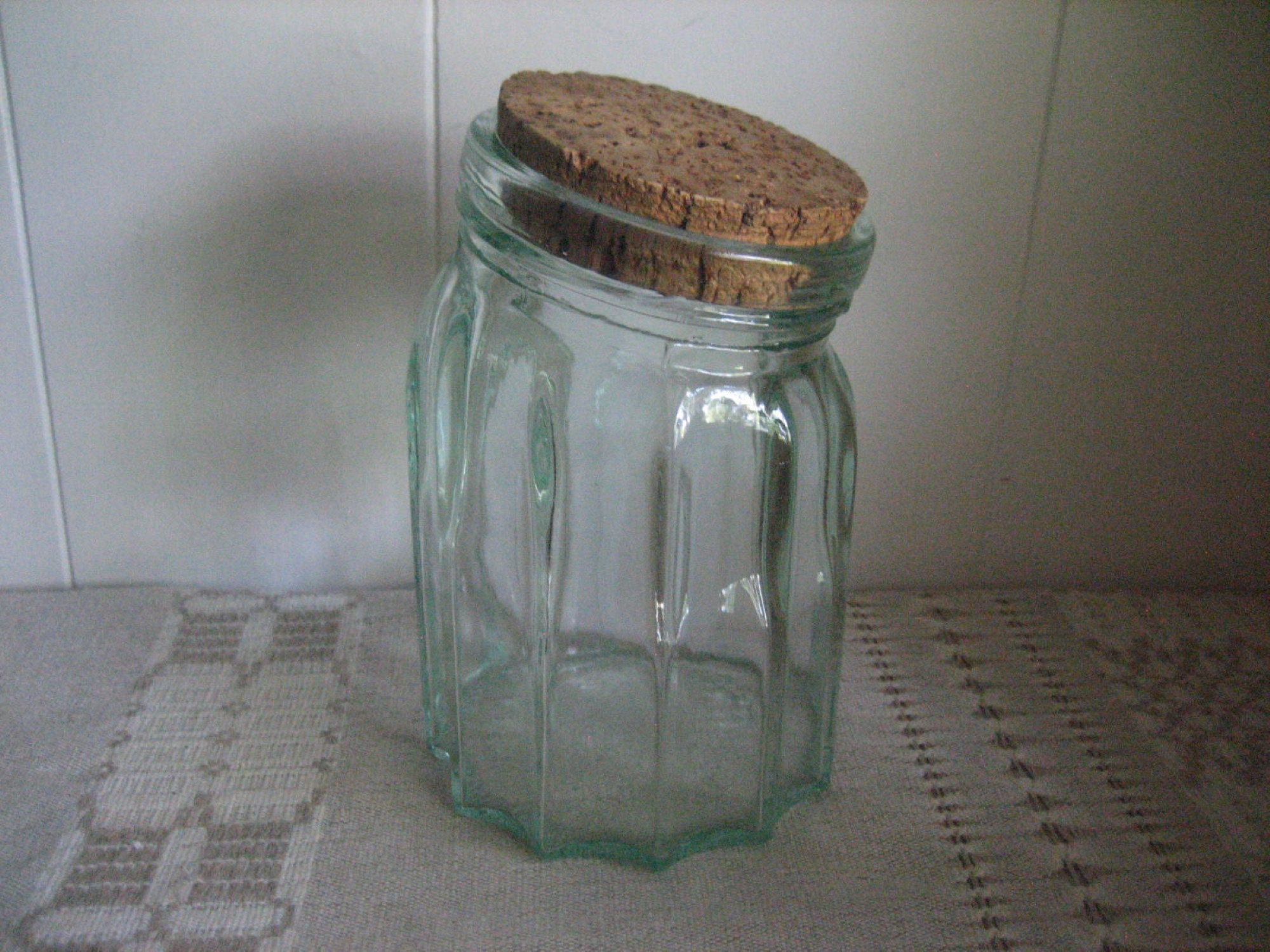 Ceramic Mason Cookie Jar Farmhouse Kitchen Decor - Utensil Holder - Cookie Jars with Lids - Vintage Cookie Container - Candy Jars with Lids - Flour