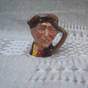 Vintage ROYAL DOULTON Character Miniature ARRY Toby Mug Made In England 2-1/2”