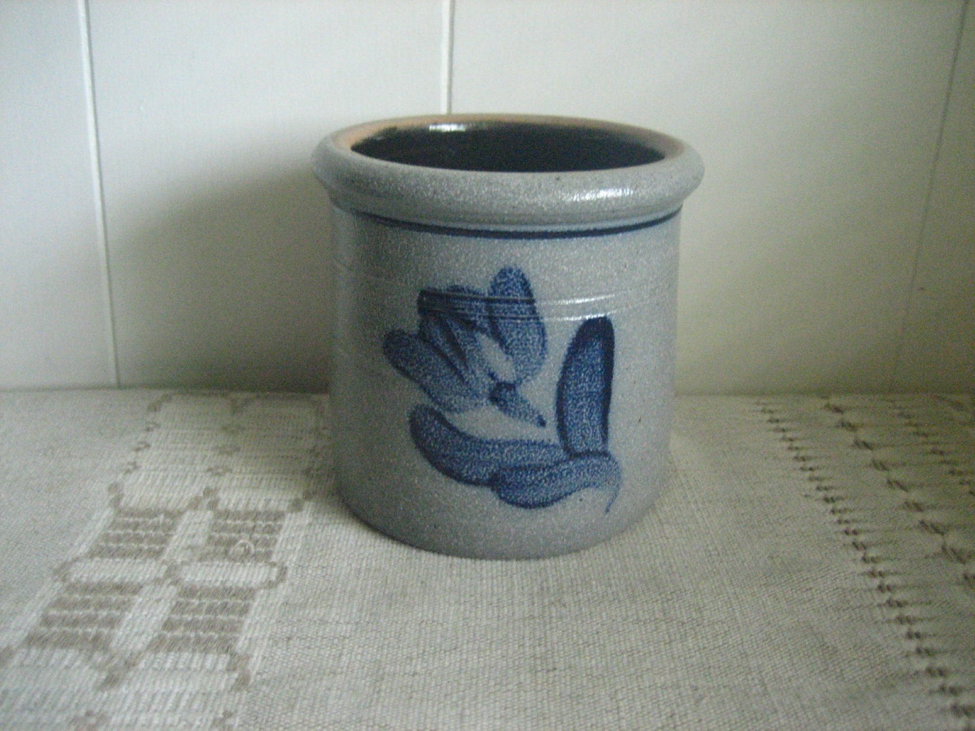 ROWE Pottery ソルトグレーズ サンタクロース ローポタリー