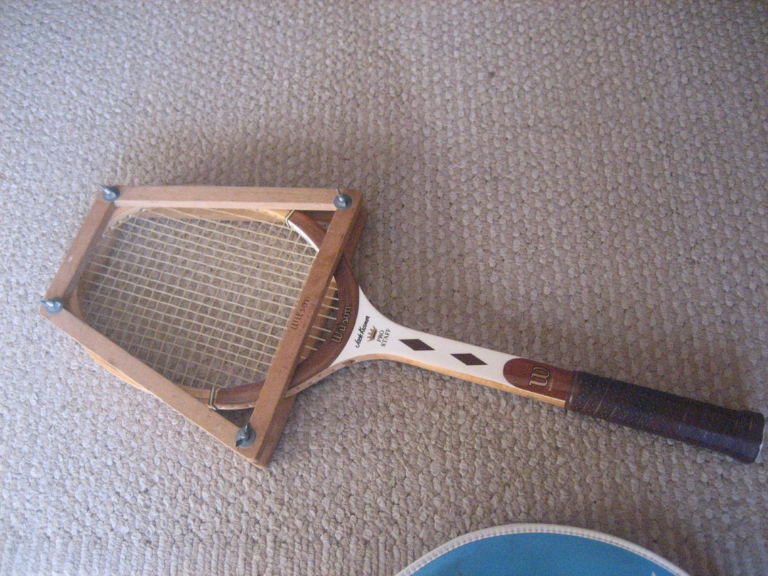 Jack Kramer Autograph Racket Vintage Wilson Jack Kramer Pro Staff Wood Tennis Racket, Sports Bar Pub ...