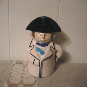 Vintage Naploleon Bonaparte Figural Vase Agata Prado Portugal Pencil Holder